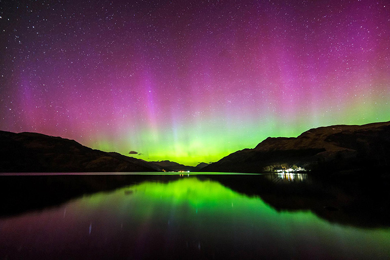 Aurora Boreal en Escocia