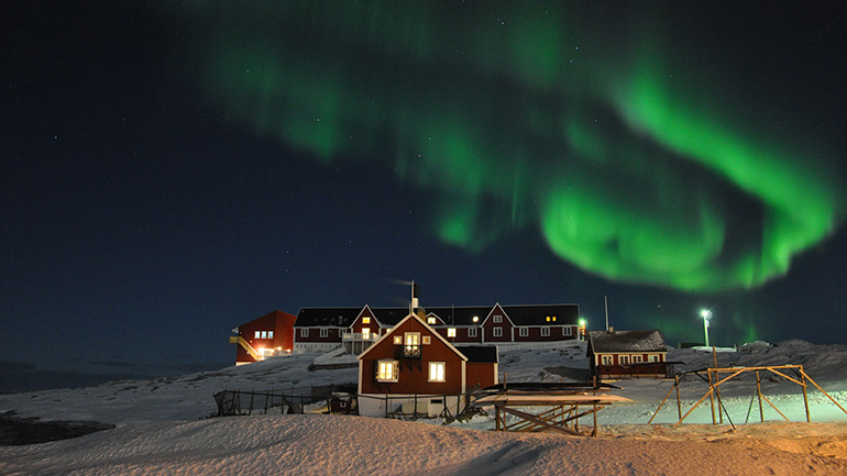 Aurora Boreal en Groenlandia