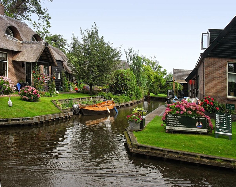 Aldea Giethoorn, Holanda