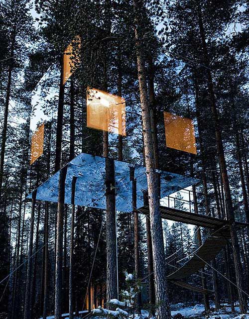 Harads tree hotel en Suecia