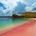 Pink Sand Beach en Bahamas