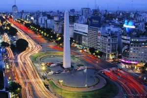 Avenida 9 de Julio en Buenos Aires - Argentina