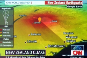 Terremoto en Nueva Zelanda de 6.3 grados en Christchurch